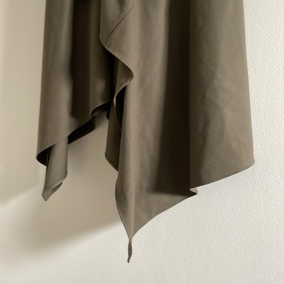 3.1 Phillip Lim Handkerchief Midi Dress Women’s Size 4 Wool Fir Green‎ Gray - Picture 9 of 15